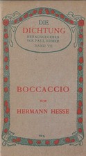 Hermann Hesse Boccaccio FIRST EDITION 2nd T. Rare Book Ornament Vogeler Worpswede picture