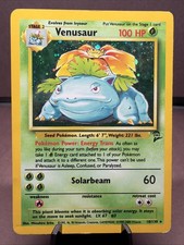 Pokemon TCG Venusaur 018/130 Base Set 2 Holo Rare VTG WOTC 2000 MP/MP- picture