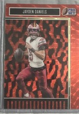 2025 Leaf Pro Set Metal - Jayden Daniels Red Flood 1/1 picture