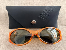 Versus Gianni Versace 1990's Vintage Orange Sunglasses Versace MOD E40/A COL 844 picture