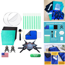 28pc Trading Card Cleaning Kit Sports Card Care Restoration Tools picture