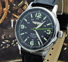 Watch RAKETA PILOT AVIATOR Men's Dress Watch Mechanism 2609.HA Style USSR picture