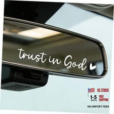 6Pcs Trust in God Mirror Stickers,Rearview Mirror Decal,Laptop Sticker,Trust picture