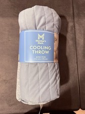 Member's Mark Cooling Throw Blanket, Blue, 60