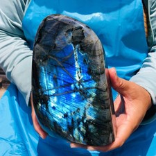 5.03 LB Natural Gorgeous Labradorite Quartz Crystal Specimen Healing  5734 picture