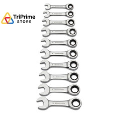 GEARWRENCH 10 Piece 10mm 11mm 12mm 13mm 14mm 15mm 16mm 17mm 18mm 19mm, Silver picture