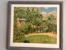Pierre-Auguste Renoir Framed Estate Signed Lithograph Les Marronniers Roses picture