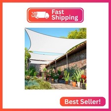 ShadeMart 14' x 18' White Rectangle Shade Sail for Garden picture