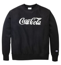 COCA COLA CHAMPION REVERSE WEAVE BLACK UNISEX SWEATSHIRT SIZE 2XL BRAND NEW picture