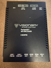 Visionary Newtwork audio video packet AV 4K- Encoder model: E4200 picture