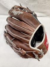 Rawlings PRON P5-7BH Infield Baseball Glove, Black, Used picture