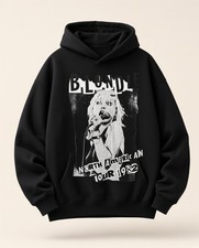 Blondie North American Tour 1982 Black Hoodie Band Graphic Gift picture