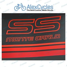 Restoration Red Shadows Decals Vinyl Stripes Kit fits Chevy Monte Carlo SS 87 88 picture