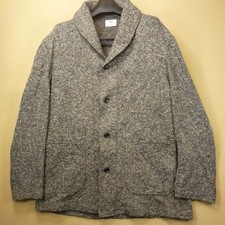 Uniqlo x Engineered Garments fleece shawl collar tailored jacket gray Men's FW19 picture