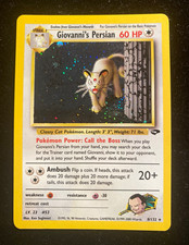 Pokemon Giovanni’s Persian 8/132 Gym Challenge Unlimited Holo Rare NM English picture