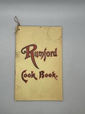 Antique 1908 Rumford Cook Book by Fannie Merritt Farmer – Early Baking Recipes picture