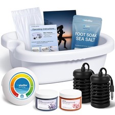Premium Ionic Foot Bath Detox Kit 3 Sea Salts Rose Lavender picture
