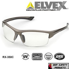 ELVEX SONOMA RX-350C BIFOCAL READER SAFETY GLASSES CLEAR ANTI-FOG LENS (1.0-3.0) picture