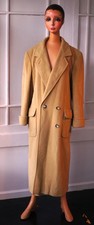Saks Fifth Avenue Long Pure Camel Hair Union Made 1970s Vintage Coat Size 10 picture