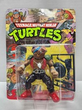 1988 TMNT Bebop 10 Back Rare MacPlay Mexico Overlabel Early Playmates Rare picture