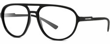 Dolce&Gabbana DG6150 Men's Pilot Designer Blue Light Filter Glasses Black 60mm picture