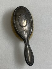 Antique TIFFANY & Co Sterling Silver Hair Brush 19th Century Monogram: HCF VON picture