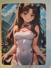 Rin Tohsaka-  Fate/ Stay Night Double Sided Trading Card  picture
