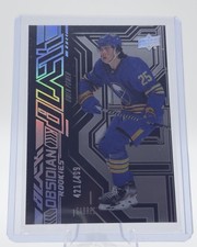 2022-23 UD SPx Hockey OWEN POWER RC Black Obsidian Rookies /499 SABRES #OR-1 picture