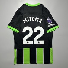BRIGHTON NIKE 2023/2025 FOOTBALL AWAY JERSEY #22 MITOMA SIZE “L” DR2696-013 picture