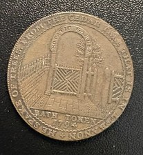 1794 Bath Somerset Lutwyche's John Jelly Halfpenny Conder Token Provincial picture