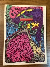 1968 Coursel Ball Room Santana AOR 2.162 Steve Catron Original post card picture