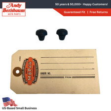 For 1937-1939 Chrysler DeSoto Dodge Plymouth Push In Style Door Bumper Set of 2 picture