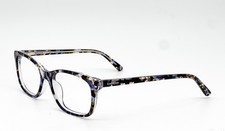 NEW BEBE BB5145 500 PLUM FLORAL AUTHENTIC EYEGLASSES 53-17 picture