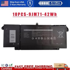 LOT*10 9JM71 42Wh Battery For Dell Latitude 7520 5320 7320 7420 7FMXV 4M1JN picture