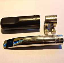 Berg Larsen 100/0 SMS Tenor Sax Metal Mouthpiece w/ Original Ligature & Cap picture