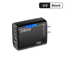 240W Fast Charging USB Type C US Wall Charger For Samsung iPhone Android Phone picture