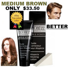 Ecobell Alopecia Masking Lotion Medium Brown.50ML.Couvre Substitute.Men&Women picture