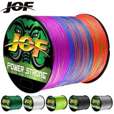 JOF 4 Strands Fishing Line 300/100M Braided PE Fishing Strong Fishing Line Multi picture