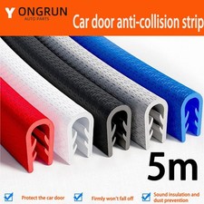 1pc 5M U-Type Car Door Edge Guard Trim - Anti-Collision & Scratch Protector-NEW picture
