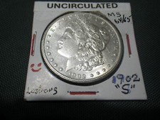 1902S MORGAN 90 UNCMSLUSTROUSSMOOTH SURFACESLTD MINTAGESCARCE G2U picture