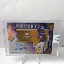2020 Panini Illusions Justin Jefferson Rookie Vision Rookie Auto /50 #RV18 picture
