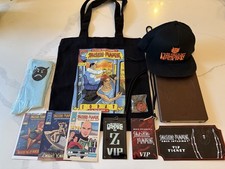 Smashing Pumpkins VIP Memorabilia Lot - Passes/Tickets, Hat, Tote, Notebook picture