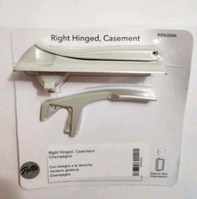 PELLA RIGHT HINGE CHAMPAGNE CASEMENT HARDWARE WITH LOCK LEVER ***FREE SHIPPING picture