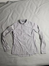 Arcteryx Fernie Button Up Shirt Womens Size Medium Gray Lightweight Hiking NEW picture