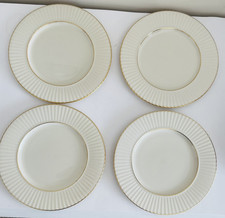 Set of 4 Lenox China Temple Collection CITATION GOLD 11 in Dinner Plates picture