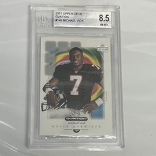 2001 UD Ovation Michael Vick RC /250 BGS 8.5 picture