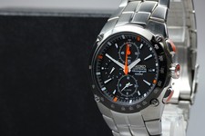 [N MINT] Seiko Sportura 7T62-0ED0 Chronograph Quartz Date Alarm 40mm Men's Watch picture