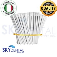 up to 4500 Dental Saliva Ejectors Suction Ejector White white tips Made in Italy picture