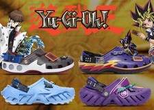YU-GI-OH X CROCS MULTIPLE STYLES AND SIZES MEN, WOMEN & KIDS SIZES BRAND NEW picture