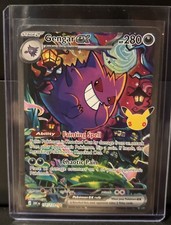 Pokemon 30th Celebration Gengar ex 154/128 Special Illustration rare SIR ENGLISH picture